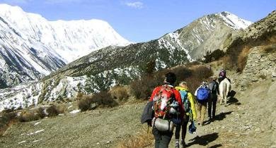 Trekking in Himalayas of Nepal