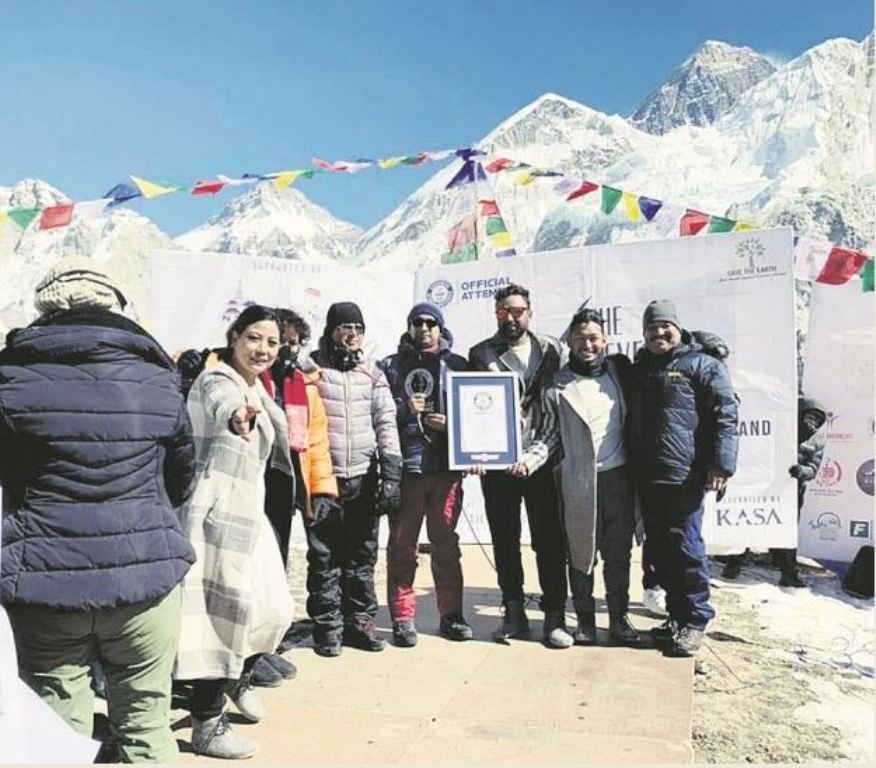 Mount Everest Fashion Runway sets world record 